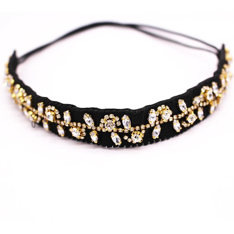 Metting Joura geometryczny pałąk Rhinestone dostosowane opaska do włosów dla kobiet i dziewcząt akcesoria do włosów biżuteria Hairband — zdjęcie 5