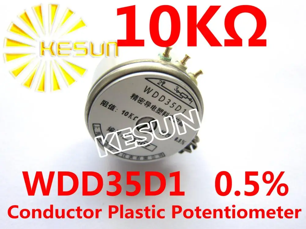 

WDD35D1 WDD35D-1 0.5% 10K OHM 2W Condutive Plastic Potentiometer x 5PCS