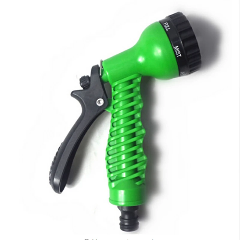 Garden spray gun shower nozzle matched US / EU Standard Green Blue