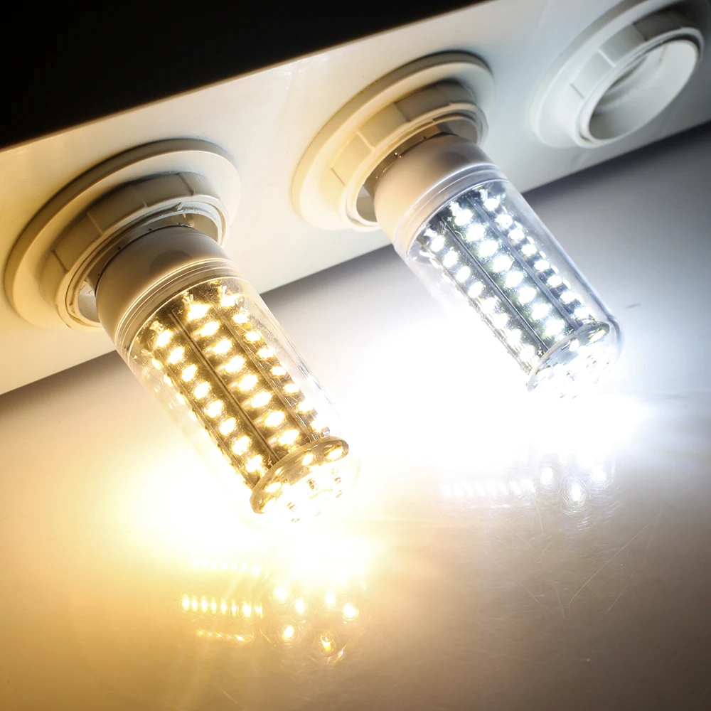 Ampoule LED épis de maïs, nouveau modèle 4014 SMD, E14, E12, 36 gible 72 gible 96 gible, AC 220V 110V, 12W 20W 25W 30W
