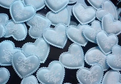 100pcs/lot 35MM Wedding Petals Decoration Love You Throwing Sponge Heart Petals Table Petals Confetti Valentines decoration
