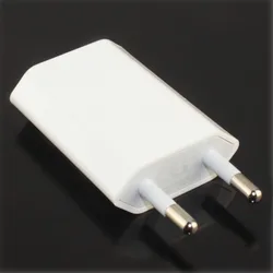 Cargador de pared de viaje con enchufe europeo de alta calidad, adaptador de corriente para Apple iPhone x, 9, 8, 7, 6, 6S, 5, 5S, 4, 4S, 3GS