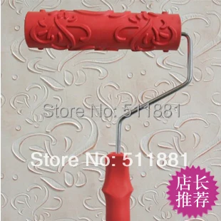 

Hot-selling 7'' 180mm NCCTEC flowers in drum rubber roller flower mould FREE SHIPPING diatom ooze tools embossed roller