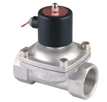 

Free Shipping High Quality 2" Stainless Steel Normally Closed 2 Way VITON Solenoid Valve 50mm Oil Acid DC24V 2PCS/LOT