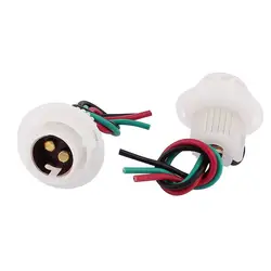 uxcell 1/2/5/6/8pcs BAY15D 1157 Bulb Base Socket Connector Adapter Harness Wire Wiring Lamp Light Extension Holder