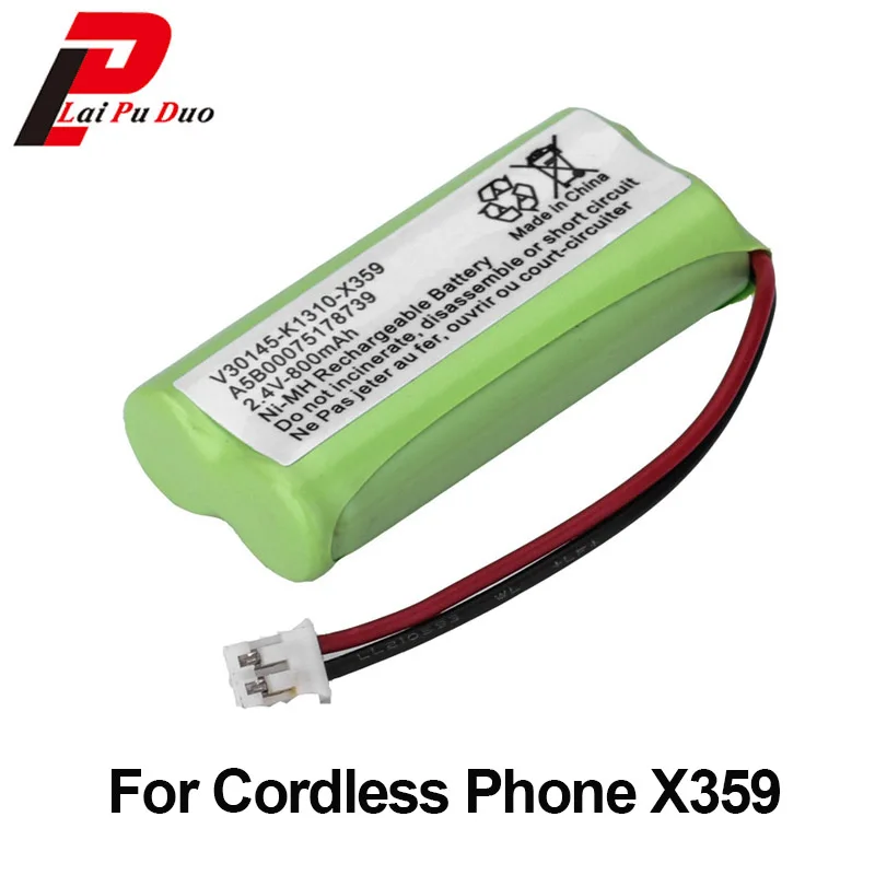 

High Quality New Arrival Cordless Phone Rechargeable Battery 2.4 V 800 mAh for C28/42/46/42H/36H/360/365/X359