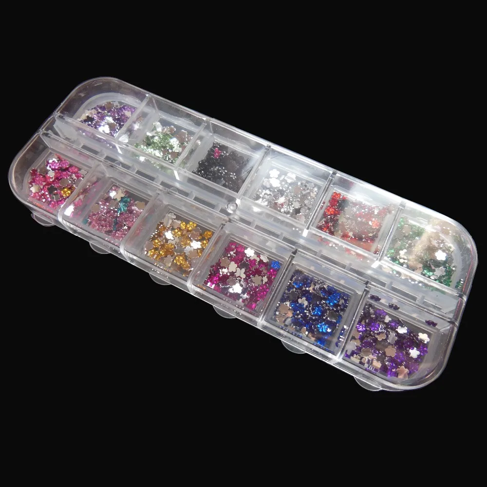 12 kleuren nail crystal stone Nail Art Rhinestone Decoratie Voor DIY Tips Decoratie NAIL ART TOOL