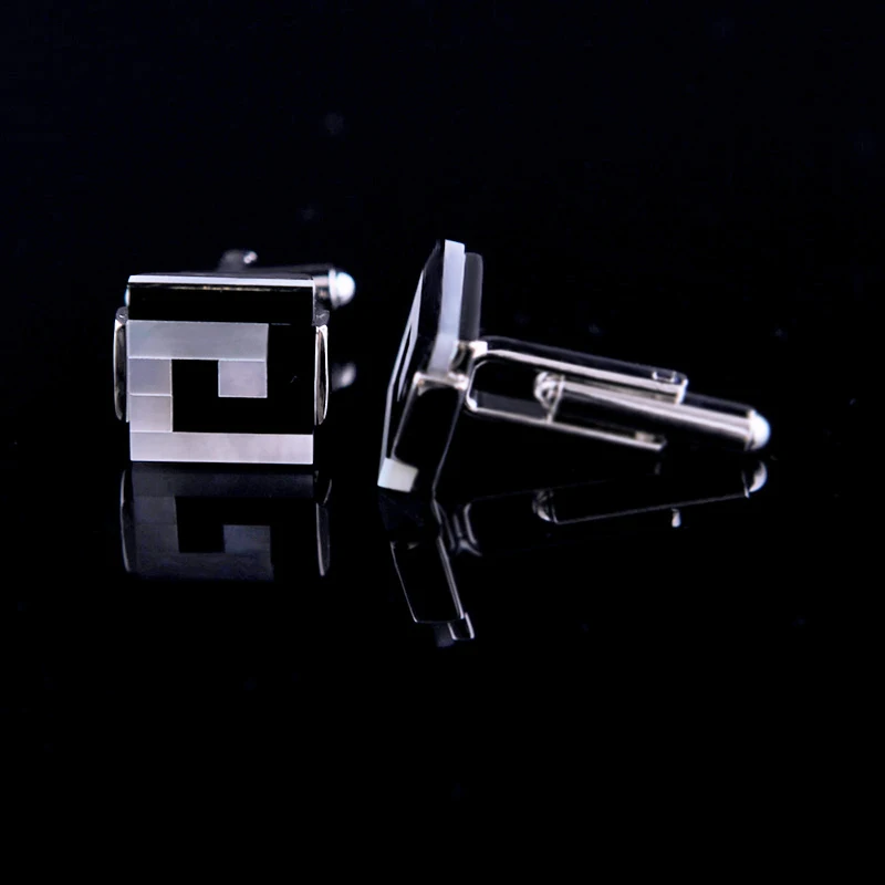 KFLK Jewelry shirt cufflink for mens Brand Shell cuff link Wholesale Button Male High Quality Luxury Wedding Groom guests