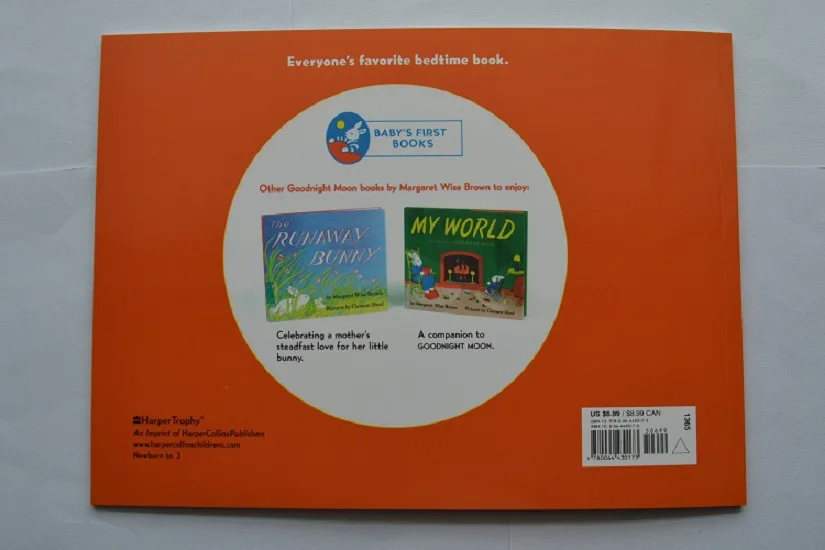 Goodnight Moon الإنجليزية كتاب مصور للأطفال القصص المصورة الوالدين والأطفال قراءة libro de chicos