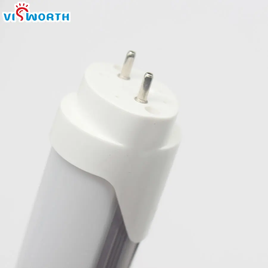 VisWorth (2 pcs/lot)T8 Led Tube Aluminum+PC SMD2835 60Pcs 9W Leds Bulb Lamp 600mm AC 110V 220V 240V Warm Cold White Led Lighting