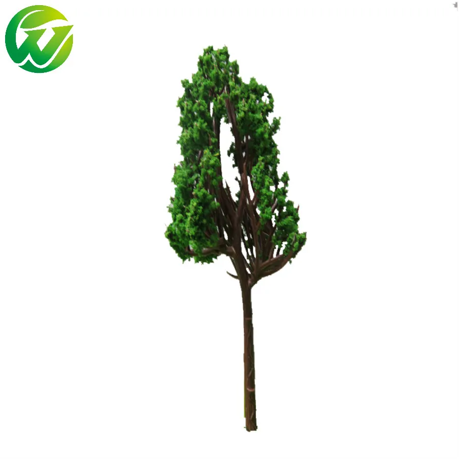 200 Pcs/lot Model Green Tree For Train Set And Plastic Toys For Kids