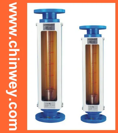 

DN50 LZB -50 glass rotameter flow meter for liquid and gas. flange connection