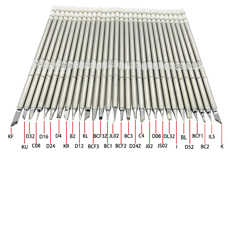 T12 Soldering Solder Iron Tips T12 Series Iron Tip For Hakko FX951 STC AND STM32 OLED Soldering Station Electric Soldering Iron