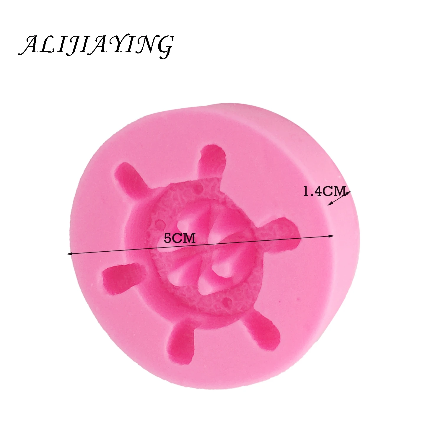 Rudder Wheel Ship Shape Silicone Mold Fondant  Baking Chocolate Mould Cake Decorating Tools accessories for kitchen D1331