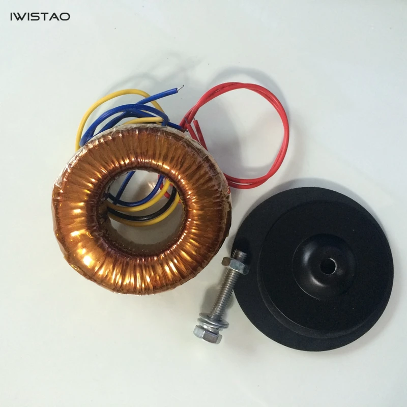 IWISTAO Trasformatore Toroidale 40W Preamplificatore valvolare Dedicato Singolo 9V/2A e 30V-0-30V/0.2A HIFI Audio FAI DA TE
