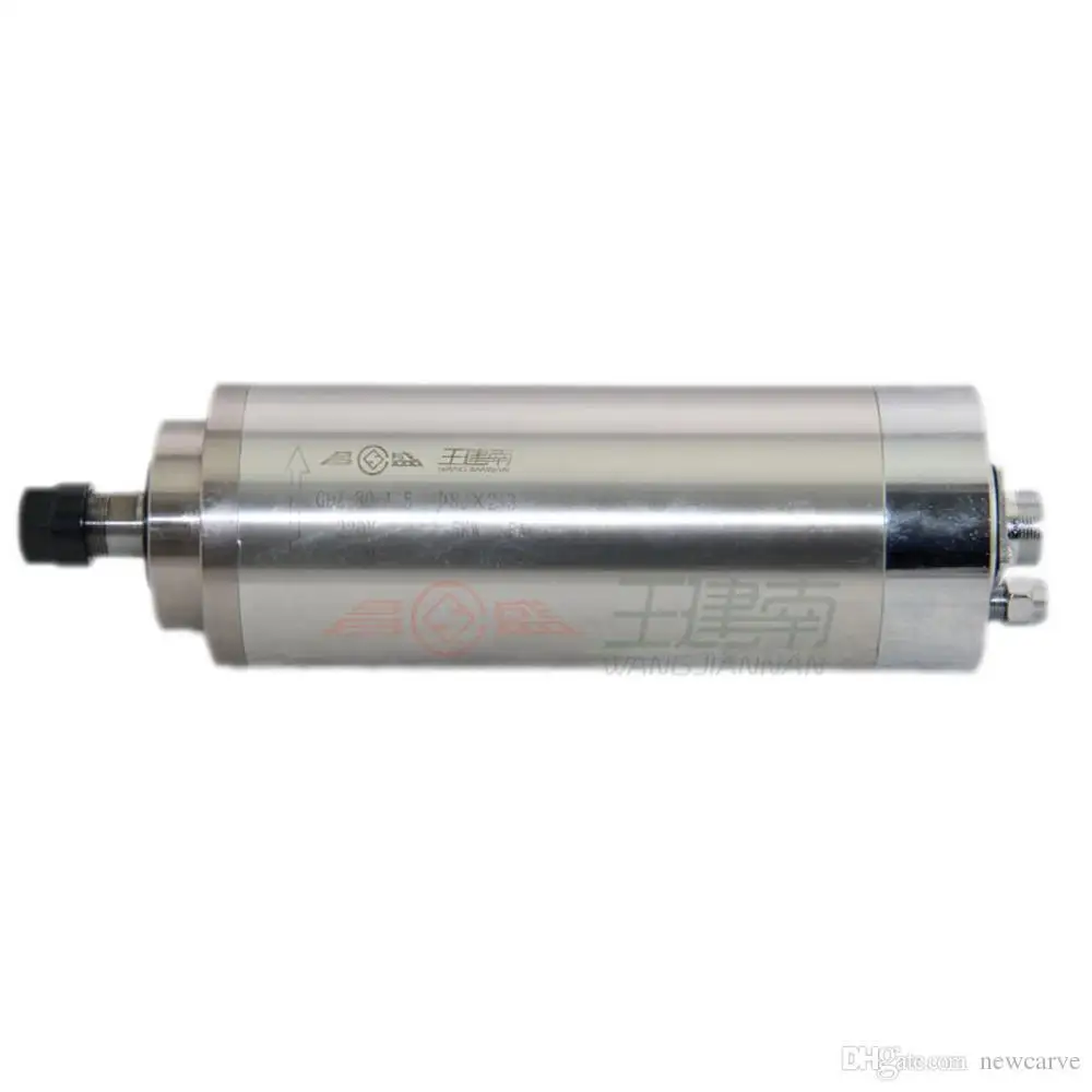 1.5KW Water Cooled Spindle Motor ER11 ER16 220V Diameter 80mm GDZ-80-1.5 For CNC Engraving Cutting Machine