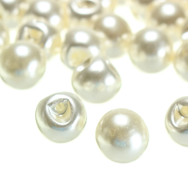 10mm 60pcs/Set Round Sewing Buttons Pearl Buttons for Clothing Sewing Accessories Clothing Scrapbooking Garment DIY Apparel Tool