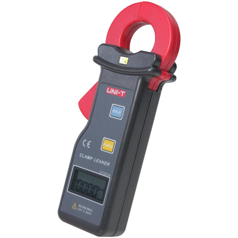 UNI-T UT251A/UT251C High Sensitivity Leakage Current Clamp Meter; RS-232 Data Transmission/Data Storage, Automatic Shutdown