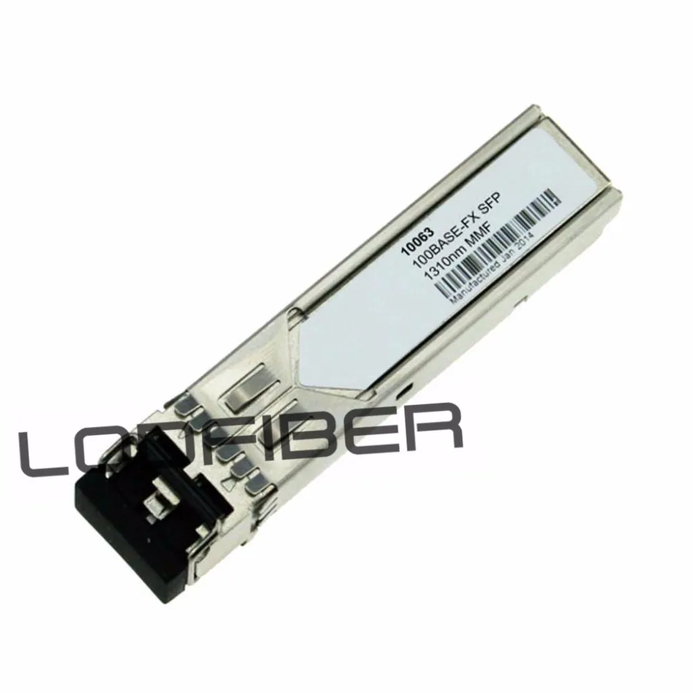 

10063 Compatible 100BASE-FX SFP 1310nm 2km Transceiver for Gigabit Ethernet SFP Ports