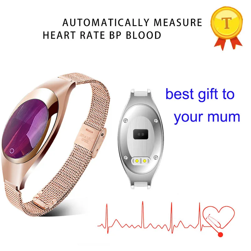 Top! 2018 Women Girls Ladies gift Fashion Smart Band Fitness bracelet Blood Pressure Heart Rate Pedometer sleeping monitor