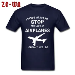 Retro Airplane Design T Shirt Biplane Aircraft Plane Great Tshirts Printing Top Quality Sweatshirt Street Tee-Shirt Father's Day