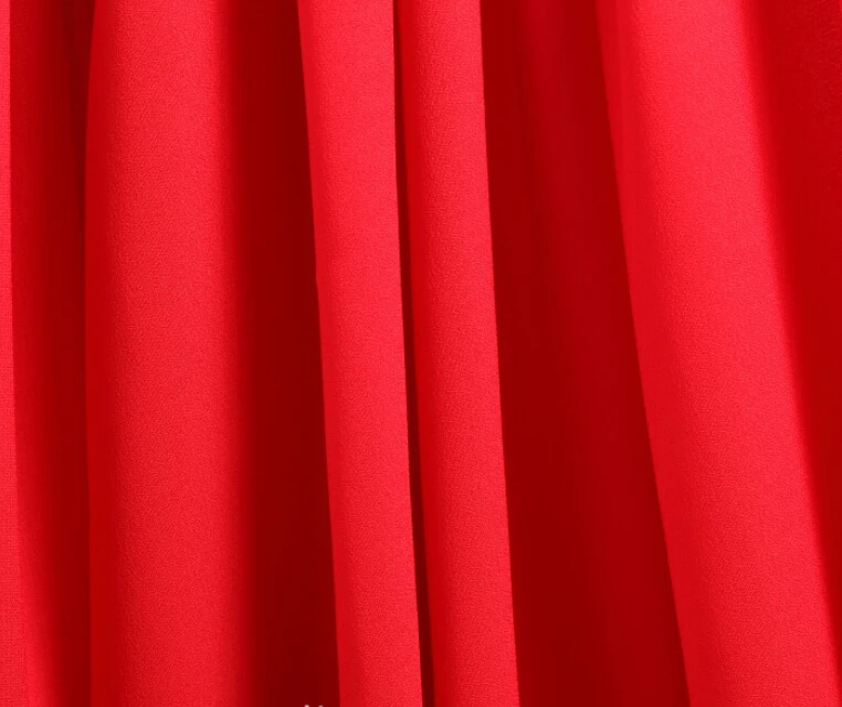 Tecido de chiffon vermelho com 2 metros de 148cm e 58.26 