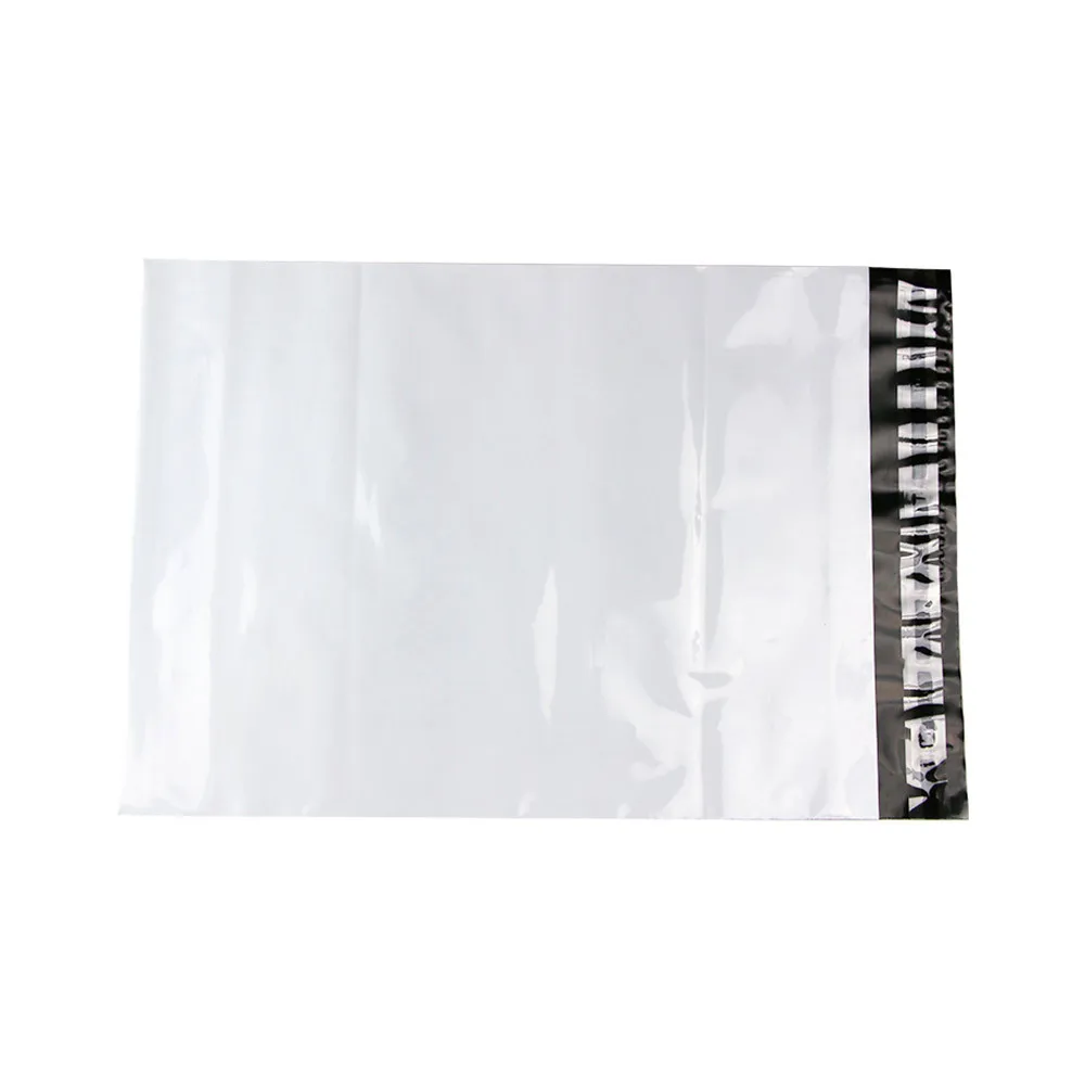 25Pcs/lot 17*30CM White Poly Self-seal Mailbags Plastic Courier Destructive Poly Mailing Plastic Bags Express Mail Bag (00187)