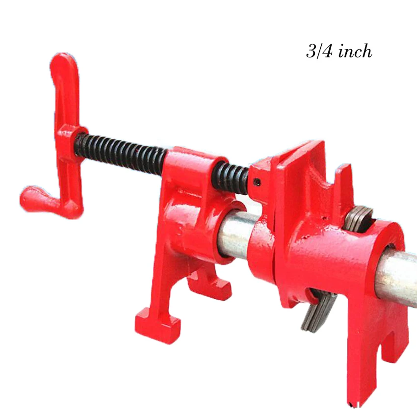 1/2 3/4 inch Heavy Duty Pipe Clamp Woodworking Wood Gluing Pipe Clamp Pipe Clamp Fixture Carpenter Woodworking Tools