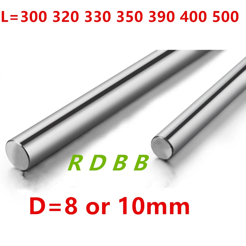 

Optical Axis 300 320 330 350 390 400 500 mm Smooth Rods 8mm 10mm Chromed Hardened cnc parts 3d printer parts