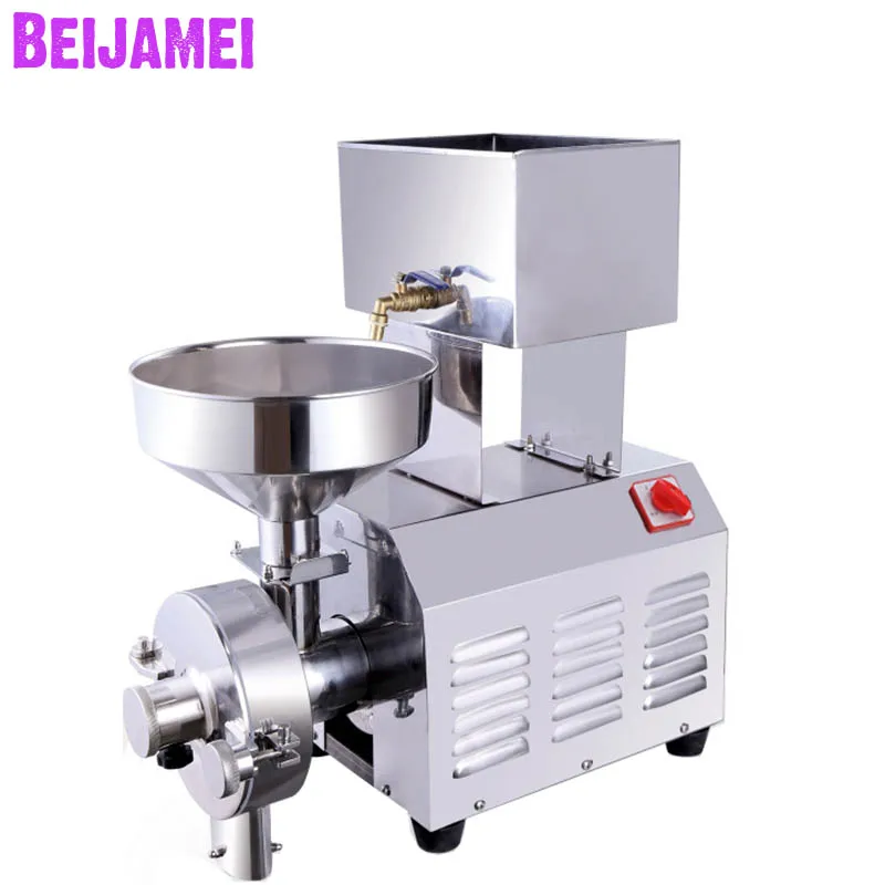 Beijamei New Food Cereal Grain Milling Machine Automatic Powder Grinder Peanut Sesame Pulping Machine