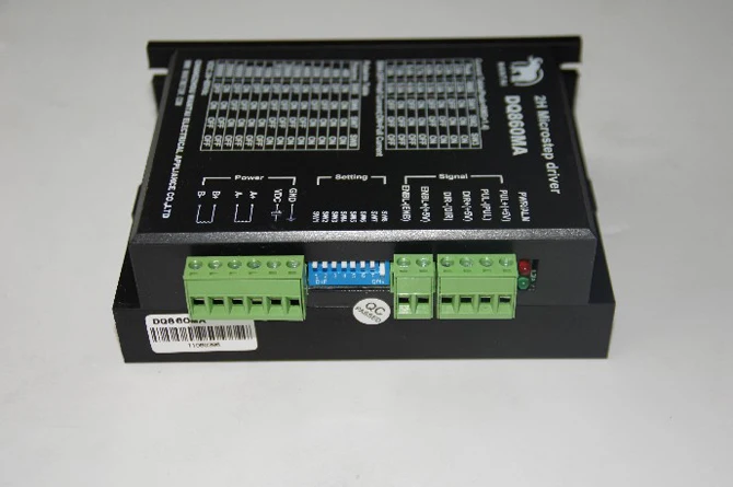 Imagem -02 - Recomendar Wantai1pc Driver de Motor Passo Dq860ma 7.8a80v 256micro Cnc Roteador Moinho Corte Laser Espuma Gravura Moagem Controle