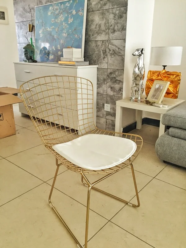 Chaise. En fer forgé. Créatif. Évider chaises