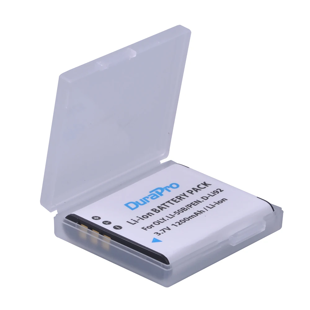 1pc 1200mAh Li-50B D-LI92 Li 50B D LI92 Li-ion Camera Battery + LCD USB Charger for Olympus SP 810 800UZ u6010 u6020 u9010 SZ14