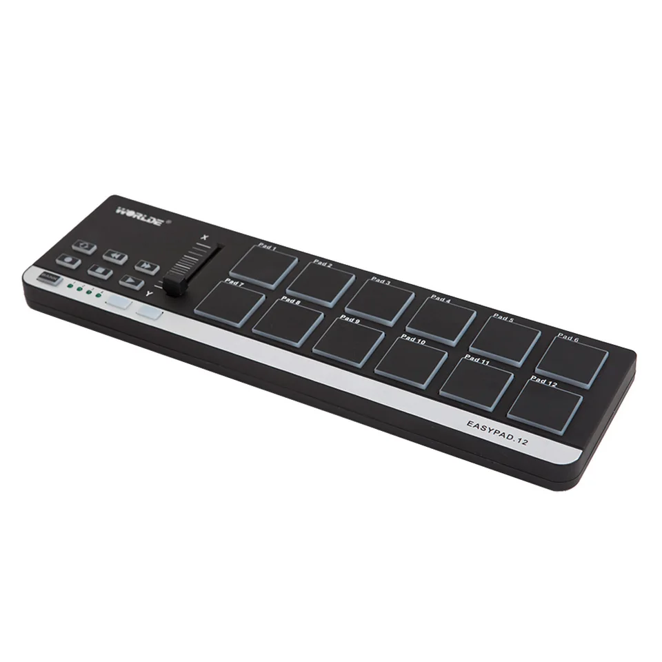 WORLDE PAD48 ポータブル USB MIDI ドラムパッドコントローラ Worlde easypad.12ドラムパッドmidiコントローラーポータブルミニmidi
