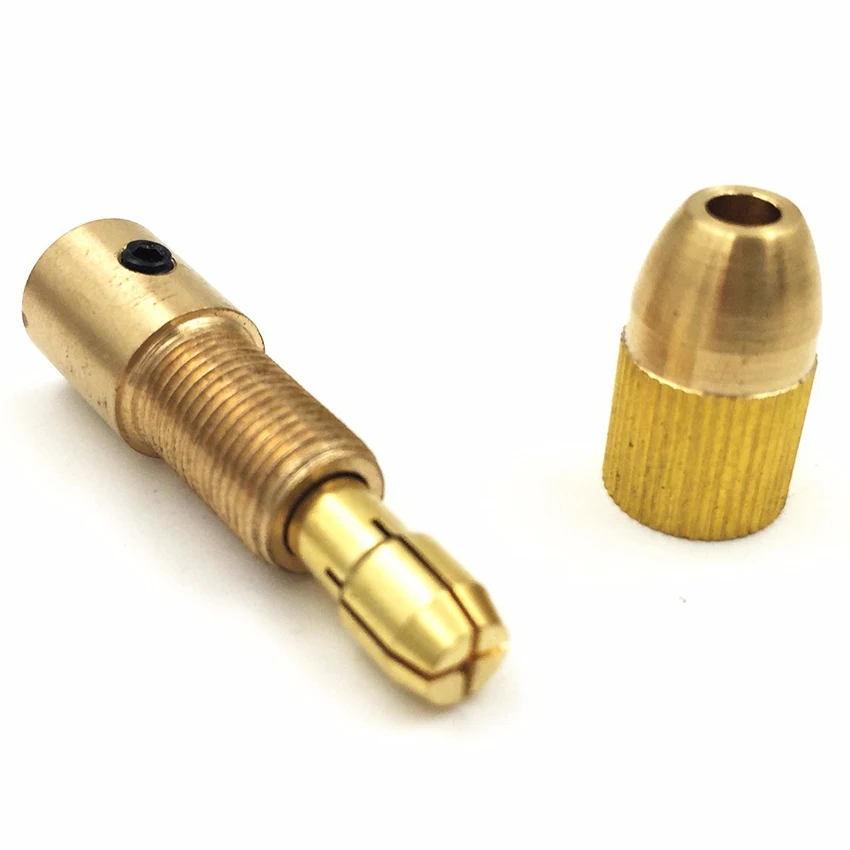 1 Set 2.35mm/3.17mm Laiton Forets Mandrin Outils Accessoires 0.5mm 1.0mm 1.5mm 2.5mm 3.0mm/3.2mm Mini Perceuse Électrique Pince