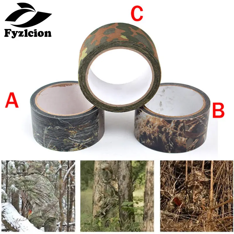 Outdoor Hunting Camouflage Stealth Tape, Multi-purpose Waterproof Wrap, Army Camo, Rifle