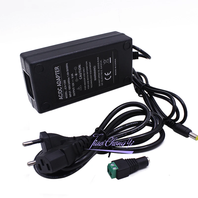 12V 6A 6 amp  72W DC EU US UK AU Plug LED POWER Supply ADAPTER Transformer LED Strip Light