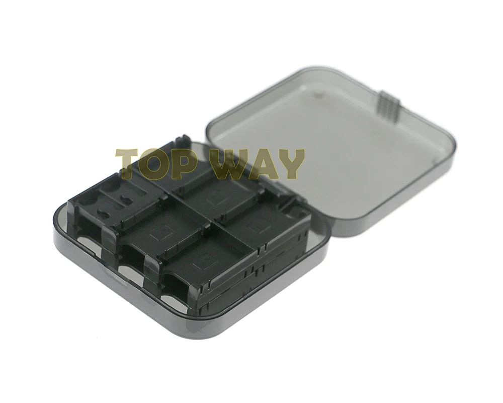 Caja de accesorios para Nintendo Switch, estuche de transporte de protección perfecta, ABS, 24 en 1, color negro, 20 unidades