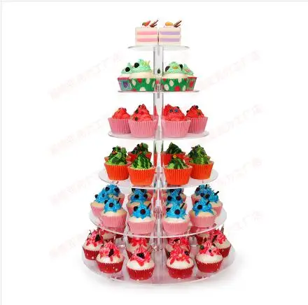 

7 Layer Transparent Acrylic Cupcake Stand Party Cake Stand Birthday Party Cup Cake Stand Dessert Snack Rack