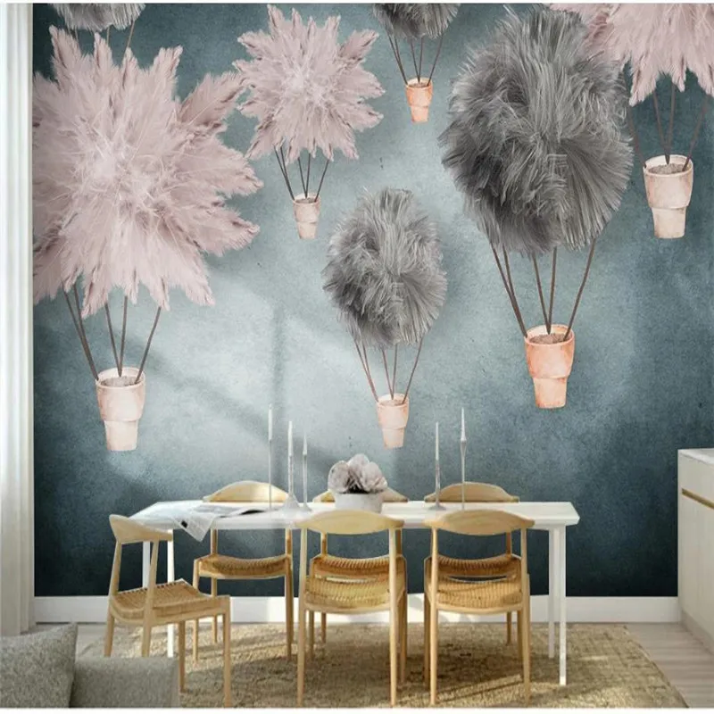 

Custom 3D wallpaper Nordic ins children's room wallpaper girl living room wall quality material waterproof