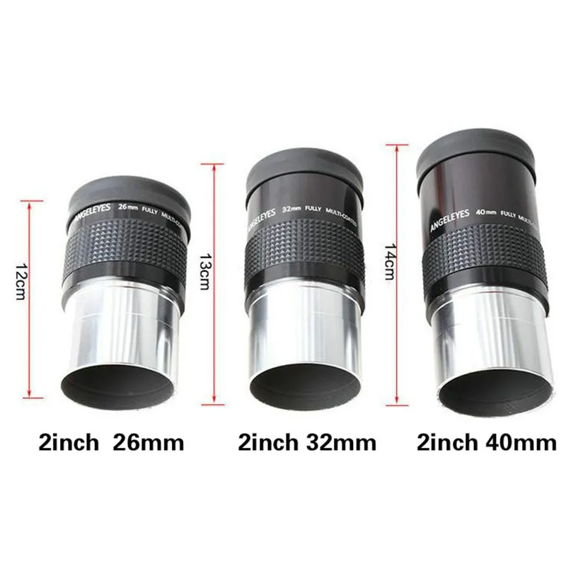 Angeleyes 2inch 26mm 32mm 40mm Eyepiece Metal Hd Fully Multi-coated for Professional Astronomy Telescope Accessory