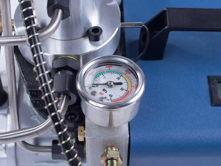 Imagem -03 - Compressor de ar Elétrico o Airgun Pneumático Scuba Rifle Pcp Inflator ce 110v 220v 300bar 30mpa 4500psi de Alta Pressã