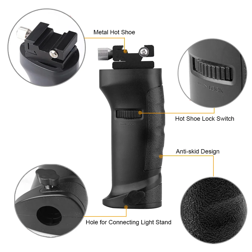 Godox FG-40 Hot Shoe Professional Flash Handle Grip for Godox Speedlite Flash AD180 AD360