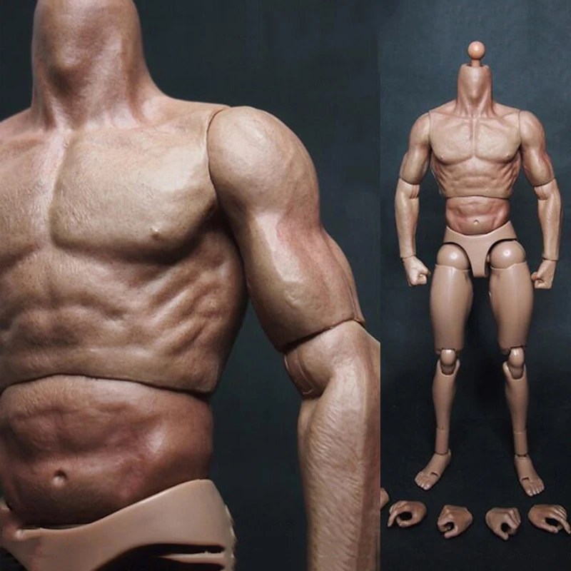1/6 Scale S001 ZC toy Male Man Boy Body Figure Military Chest Muscular Similar to TTM19 for 12" Soldiers Action Figure Head Toys