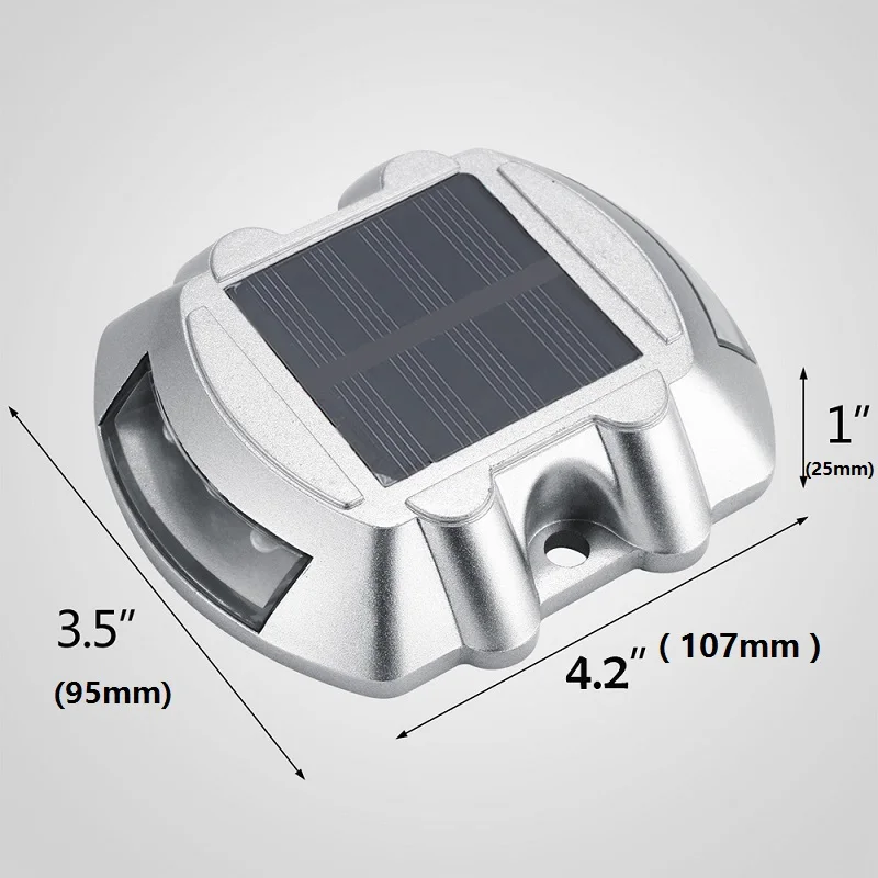 Spot lumineux LED à énergie solaire, conforme à la norme IP65, éclairage d\'extérieur, luminaire de sécurité, idéal pour un plancher, une cour, un