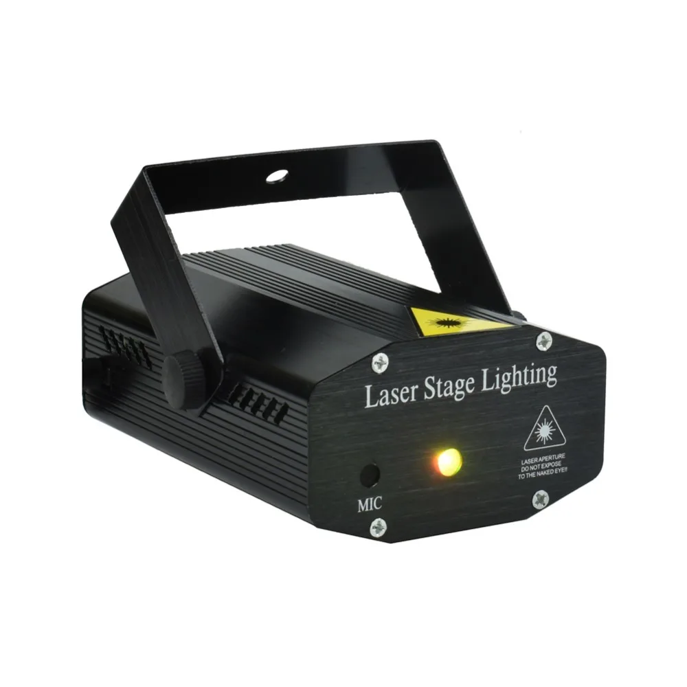 Retail sale 150mW 4in1 Mini  Laser stage lighting effect laser projector party dj disco light 110-240V With Tripod