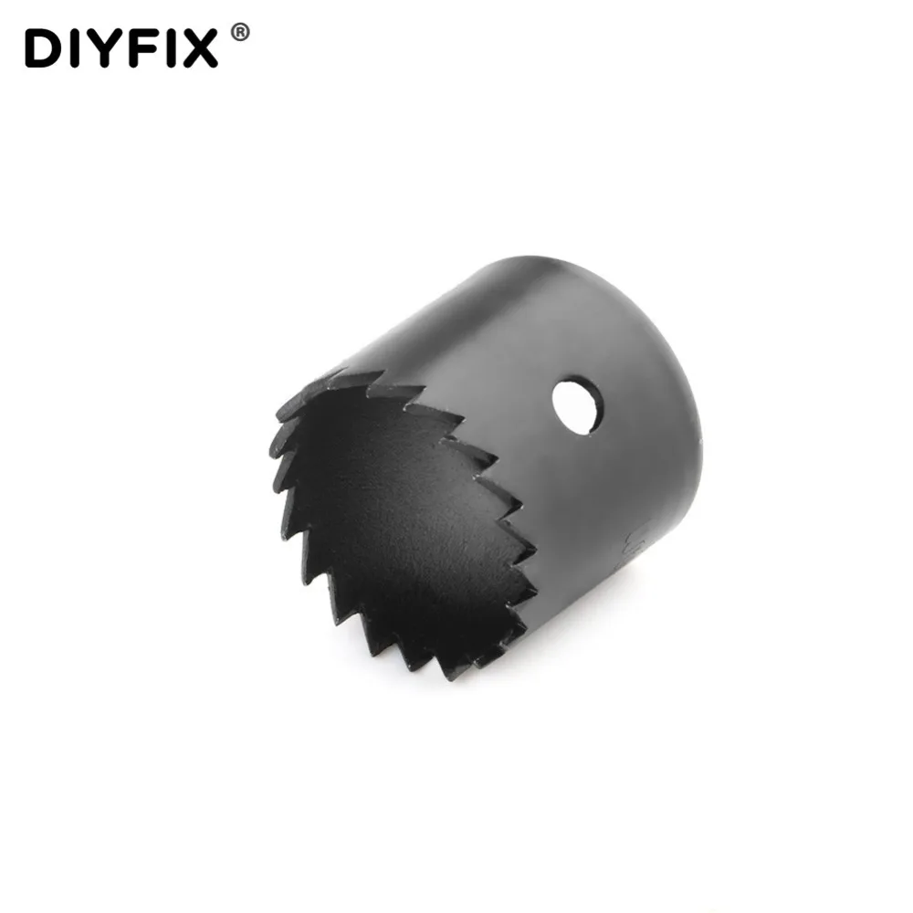 DIYFIX-Juego de brocas para cortar agujeros, cortador de Metal y madera, abridor de caja redonda Circular de 3/4 "-2 1/2", herramientas de bricolaje, 11 unidades
