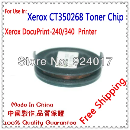 

For Xerox DocuPrint 240 340 Printer CT350267 CT350268 Toner Cartridge Chip,For TallyGenicom T9035N T9035 T9025 62415 043361 Chip