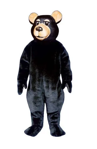 

New Good Quality Black Bear Mascot Adult Costume Xmas Halloween Holiday Carnival Party Mascotte Costumes Fancy Dress Suit Kits