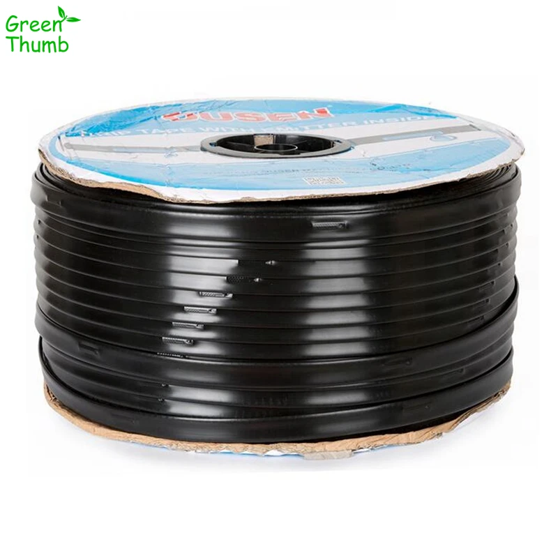 10m 1 Holes Agriculture Drip Irrigation Tape 16mm Greenhouse Watering System 10/15/20/30/40cm Space Soaker Hose